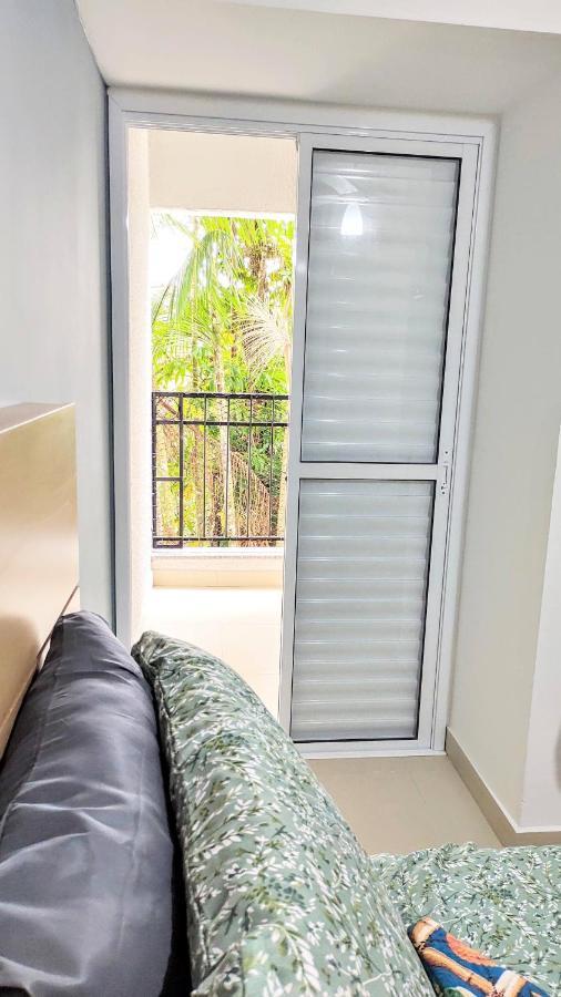 Apto Centro Ubatuba Com Varanda Gourmet, Suite E Piscina Exterior foto